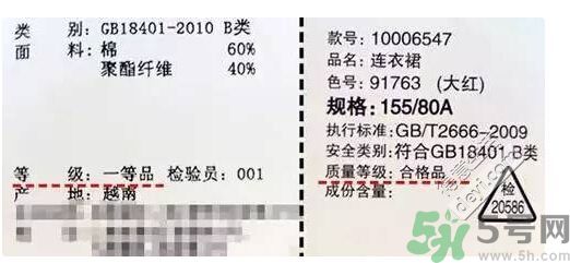 衣服一等品是什么意思？衣服一等品和合格品哪個(gè)好？