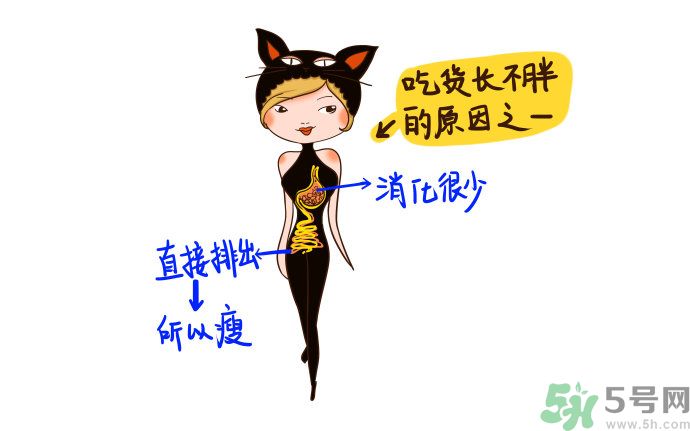 為什么女人長不胖？女人長不胖好嗎？