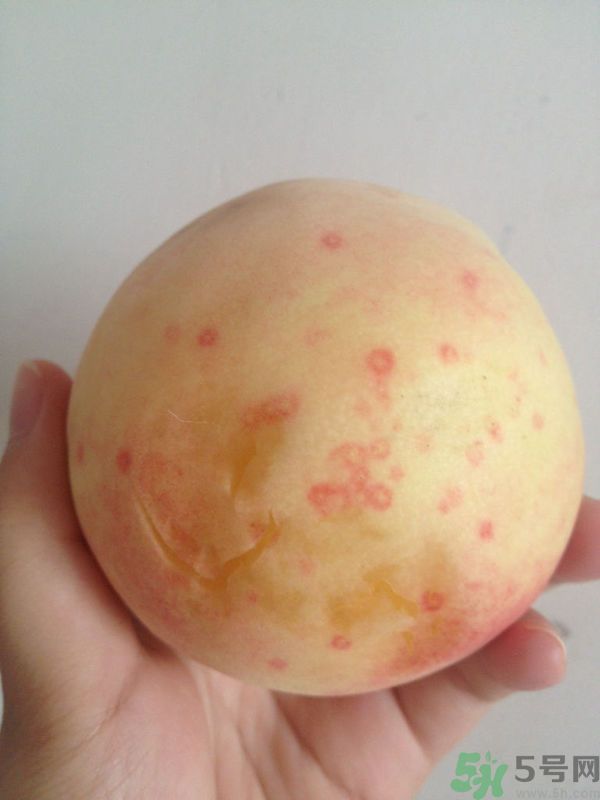 桃子上有紅點能吃嗎？桃子上有黑點可以吃嗎？