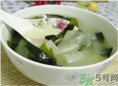 冬瓜和海帶一起吃能降火嗎？冬瓜能和海帶一起吃嗎？