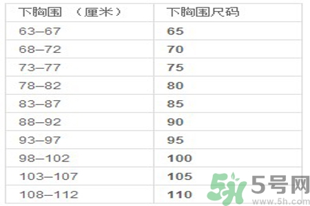 胸罩的大小型號怎么分？如何測量自己胸圍的大小？