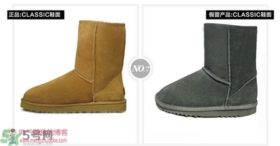 ugg是什么牌子？ugg雪地靴真假辨別圖對比