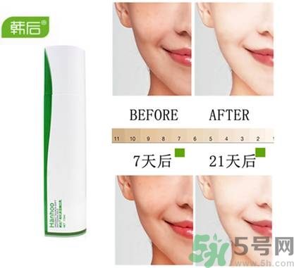 韓后茶蕊嫩白系列怎么樣？韓后茶蕊baby白好用嗎？