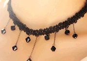 choker項鏈怎么搭配衣服？choker蕾絲項鏈搭配