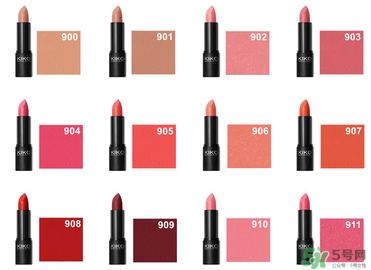 kiko9系列哪個(gè)顏色好看？kiko9系口紅試色