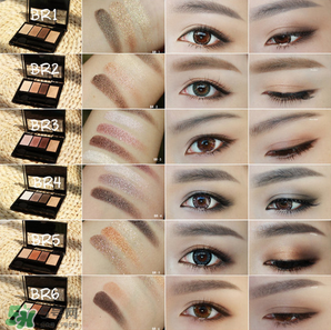 kate眼影哪個(gè)色號(hào)好？kate眼影br2和br3上妝