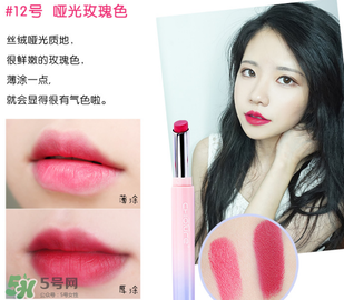 稚優(yōu)泉口紅哪個(gè)色好看？稚優(yōu)泉口紅試色