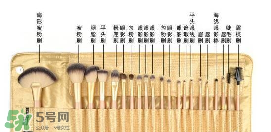 化妝刷有哪些？不同化妝刷怎么用？