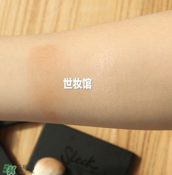 sleek修容粉怎么用？sleek修容粉使用方法