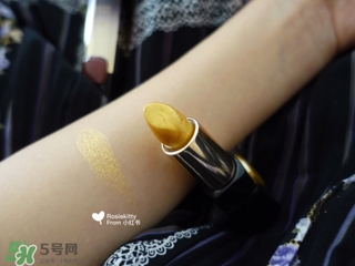 金色口紅是什么顏色？金色口紅試色