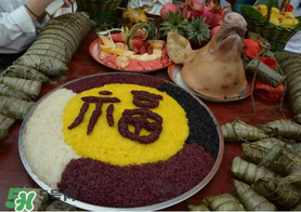 五色糯米飯用什么染？五色糯米飯怎么染？