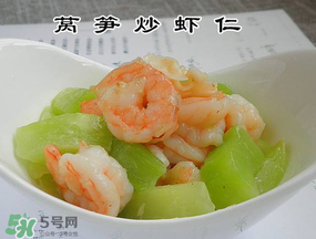 萵筍可以和蝦一起吃嗎？萵筍能和蝦仁一起吃嗎？
