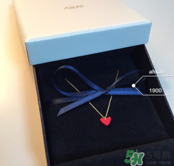 ahkah小紅心項(xiàng)鏈多少錢？ahkah紅心鎖骨鏈專柜價(jià)格