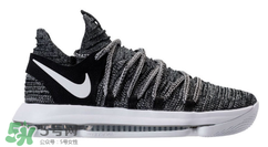 nike kd 10 oreo多少錢？耐克杜蘭特10代奧利奧配色專柜價(jià)格