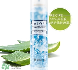 recipe水晶蘆薈膠噴霧怎么樣？recipe水晶蘆薈膠噴霧怎么用