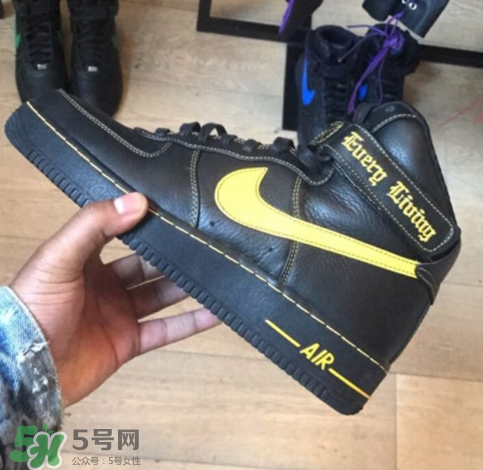 vlone與nike air force 1high聯(lián)名款運動鞋配色有哪幾種？
