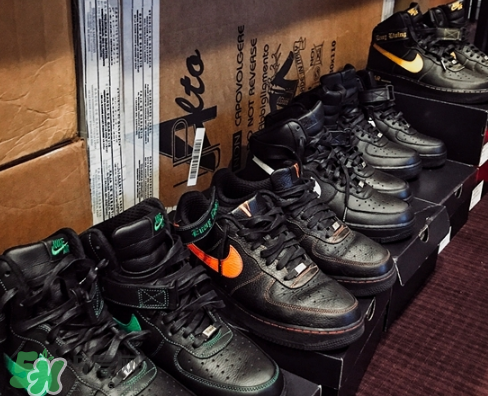 vlone與nike air force 1high聯(lián)名款運動鞋配色有哪幾種？