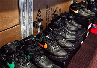 vlone與nike air force 1high聯(lián)名款運動鞋配色有哪幾種？