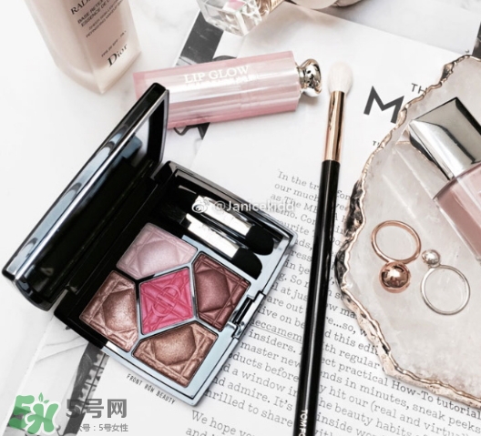 迪奧2017限定五色眼影多少錢？迪奧2017限定五色眼影色號試色