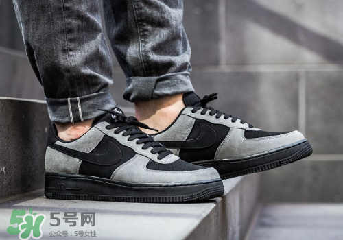 nike air force 1 low黑灰配色上腳怎么樣_好看嗎？