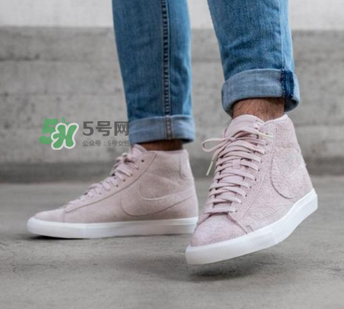 nike blazer mid粉色麂皮多少錢_在哪買？