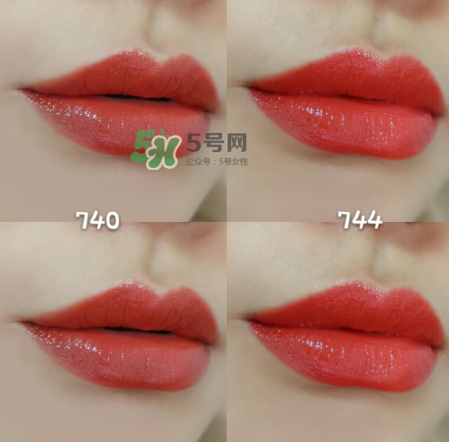 dior740和744哪個(gè)好看？迪奧740和744試色對(duì)比