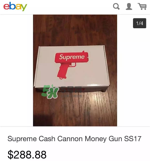supreme噴錢槍多少錢？supreme鈔票槍價格