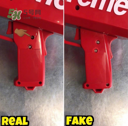 supreme cashcannon真假怎么看？supreme噴錢槍真假對比
