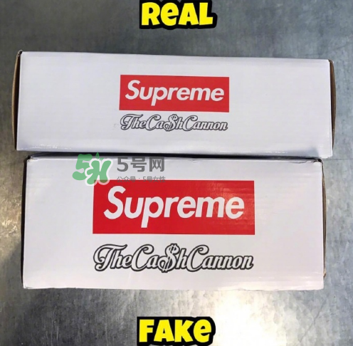 supreme cashcannon真假怎么看？supreme噴錢槍真假對比