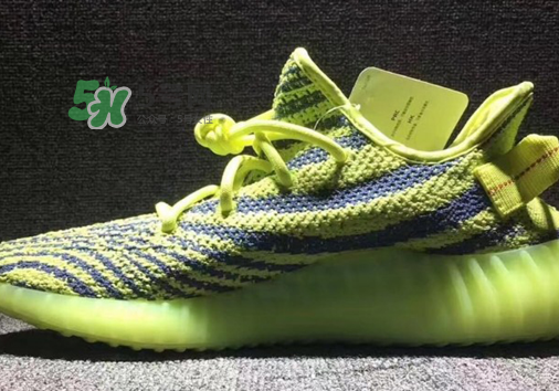 adidas yeezy boost 350 v2熒光黃椰子實物什么樣？