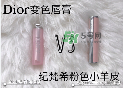紀(jì)梵希變色唇膏和迪奧變色唇膏哪個好_怎么選？