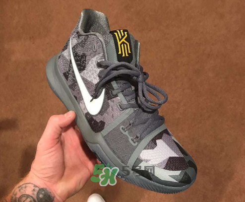 nike kyrie 3 girls eybl會(huì)發(fā)售嗎？歐文3代精英賽灰色迷彩實(shí)物