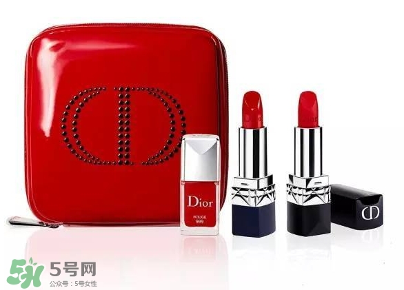 迪奧999摯愛紅唇套裝多少錢？迪奧999紅唇套裝試色