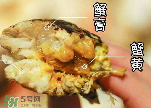 蟹黃是黑色的怎么回事？蟹黃中間有黑的是什么？
