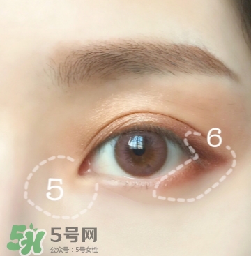 milani六色眼影盤(pán)5號(hào)盤(pán)怎么畫(huà)_試色