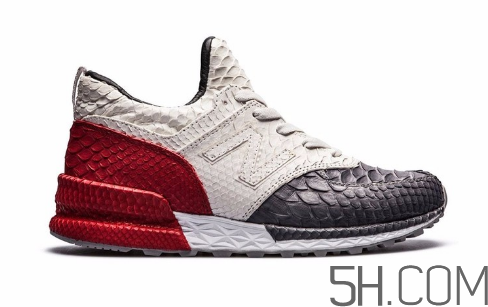 new balance 574 sport蟒蛇皮定制款實(shí)物什么樣？