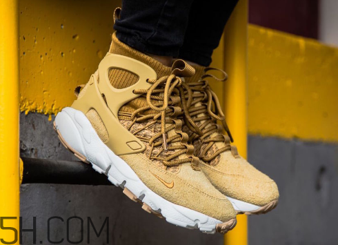 nike air footscape mid小麥配色上腳效果怎么樣？