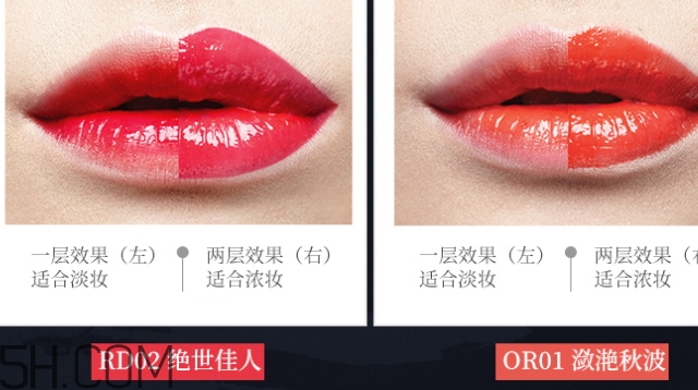 百雀羚唇彩怎么樣？百雀羚唇彩色號試色