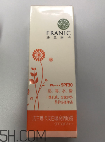 法蘭琳卡防曬霜好用嗎？法蘭琳卡防曬霜用法