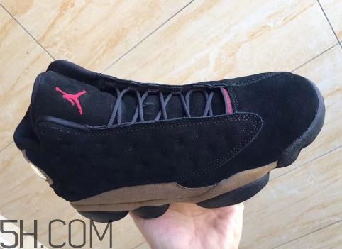 air jordan 13 olive麂皮橄欖配色上腳效果怎么樣？