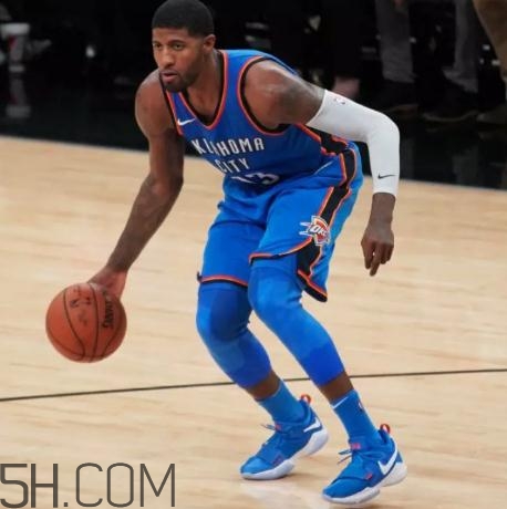 nike pg1 blue suede實物什么樣？