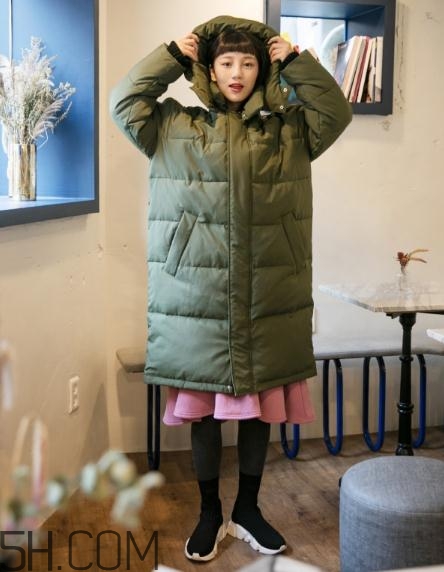 長款棉衣如何搭配？長款棉服搭配圖片