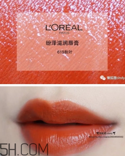 歐萊雅619秋葉試色 歐萊雅金管619好看嗎？