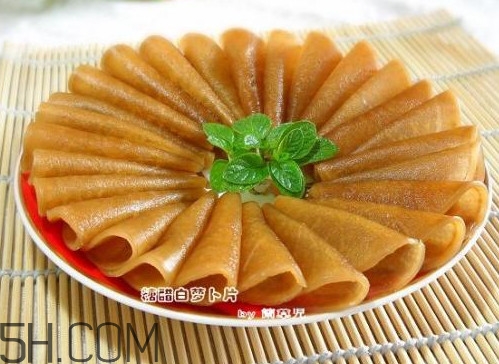 糖醋蘿卜皮怎么做？怎么用菜刀削蘿卜皮和薄蘿卜片