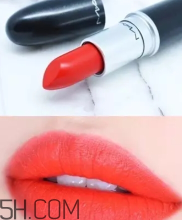 橘紅色口紅是什么顏色？橘紅色口紅試色效果圖