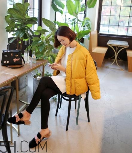 黃色棉服怎么搭配？黃色棉襖搭配圖片