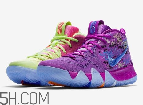 nike kyrie 4 multi color鴛鴦配色實(shí)物諜照什么樣？