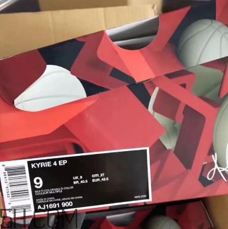 nike kyrie 4 multi color鴛鴦配色實(shí)物諜照什么樣？