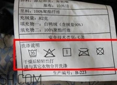 羽絨服標簽上的圖什么意思？羽絨服標牌怎么看？