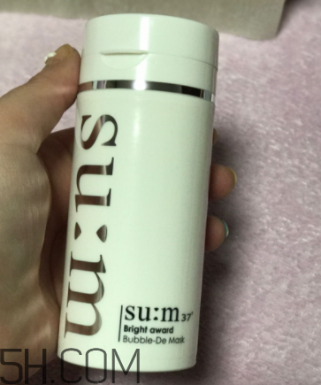 SUM37氣泡面膜能卸妝嗎？功能是什么？